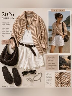 Bode flower button striped shirt